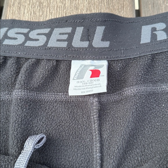 Mens Russell Athletic Black Performance Warmup Jogger pants 3XL XXXL - Picture 3 of 5